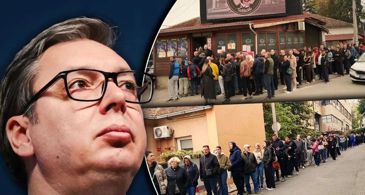 Aleksandar Vučić a așteptat o oră și jumătate la coadă pentru a vota în Belgrad