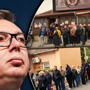 Aleksandar Vučić a așteptat o oră și jumătate la coadă pentru a vota în Belgrad