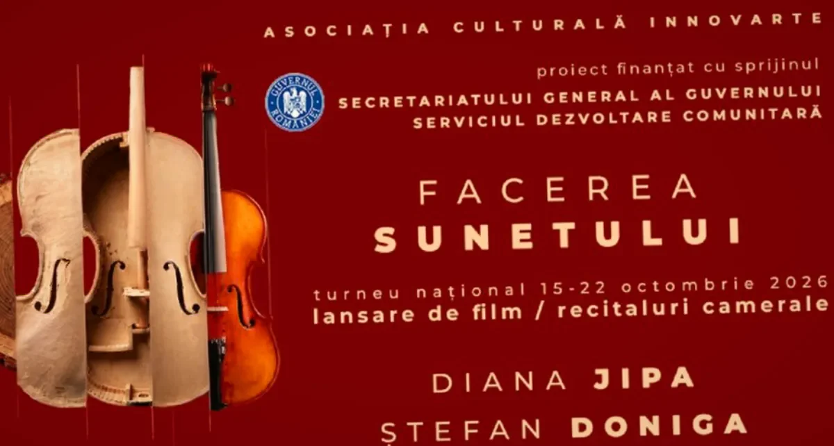 Documentarul "Facerea sunetului" ajunge în 4 județe, cu concerte live și conferințe