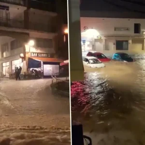 Furtuna mediteraneană afectează Spania: inundații, alertă roșie și un deces