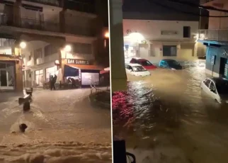 Furtuna mediteraneană afectează Spania: inundații, alertă roșie și un deces