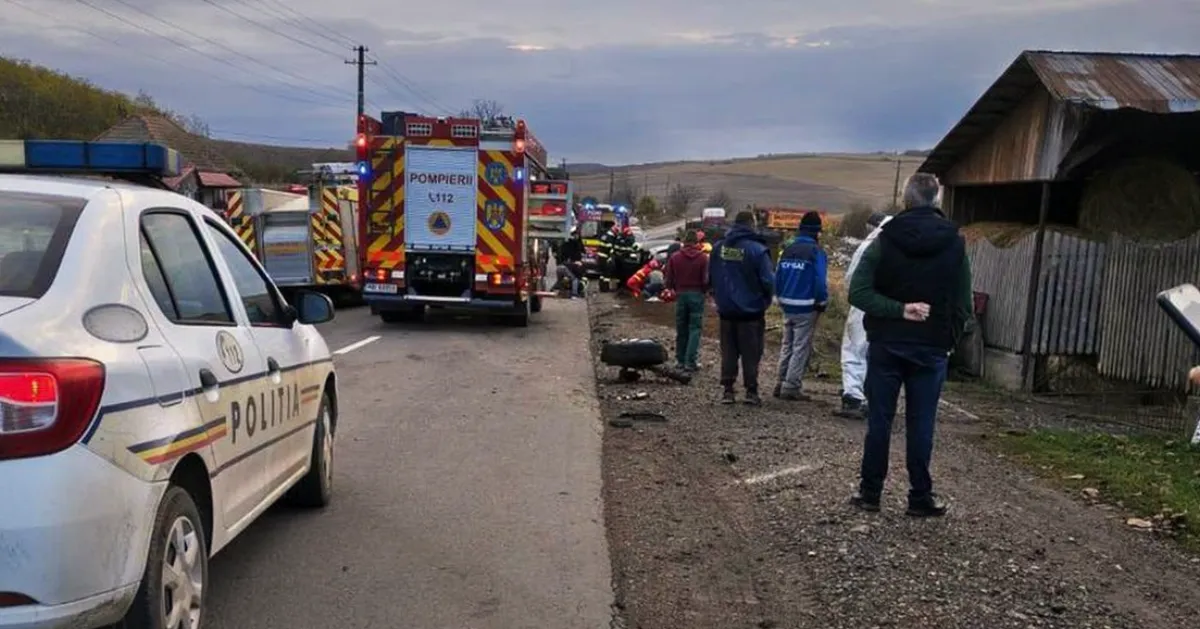 Patru victime în accidentul din Grebenișu de Câmpie