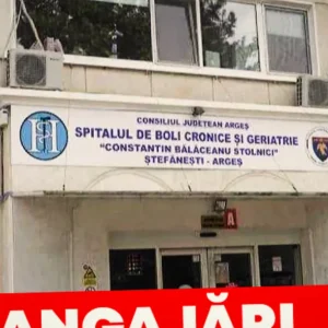 Spitalul Ștefănești angajează bucătari! Ce condiții trebuie îndeplinite?