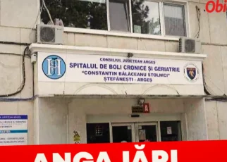 Spitalul Ștefănești angajează bucătari! Ce condiții trebuie îndeplinite?